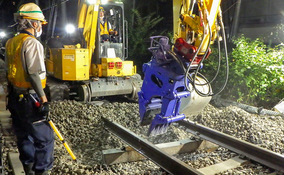 主たる軌道・保全の仕事